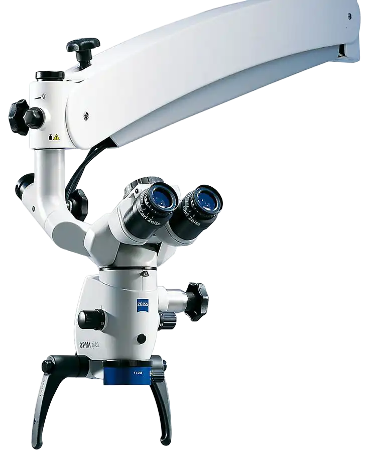 Operācijas mikroskops Carl Zeiss OPMI pico sakņu kanālu ārstēšanai